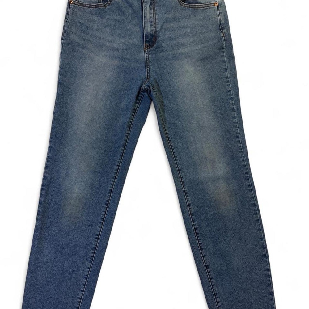 Monkey Ride Jeans Original Vintage High Waisted Straight Leg Blue Denim Size 9